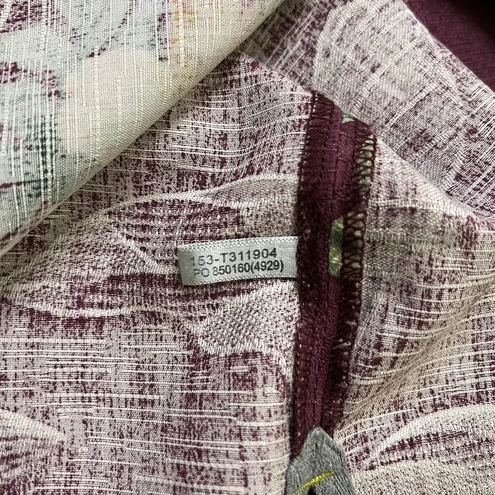 Tommy Bahama Silk Hawaiian Shirt XL Purple Floral Camp Shirt Original Fit Summer - Picture 11 of 13